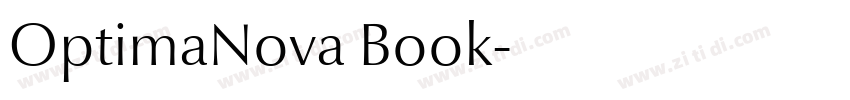 OptimaNova Book字体转换 OptimaNova Book字体转换